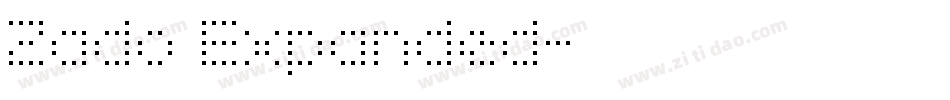 Zado Expanded字体转换